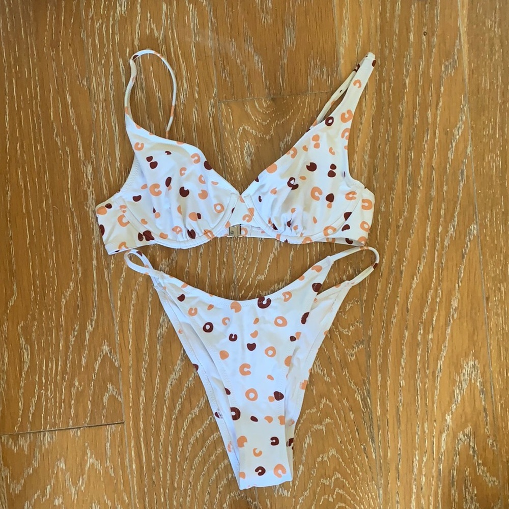 NWOT cheetah cupshe bathing suit